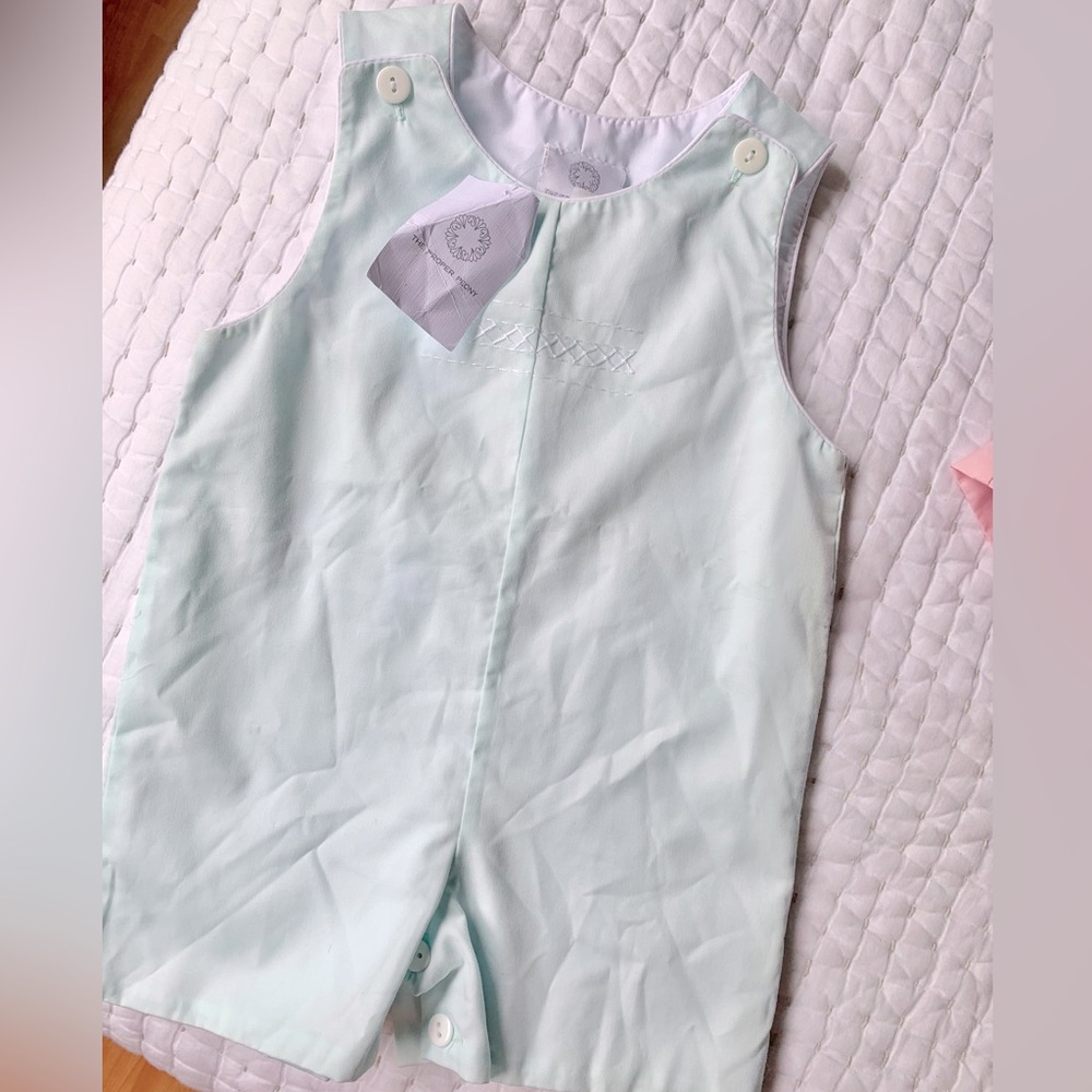 NWT Proper Peony Light Mint John John size 18M